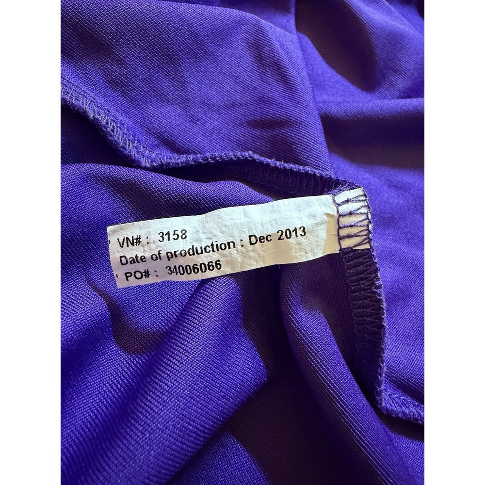 Alo Pullover Quarter Zip Mens Training Shirt 2XL Purple Activewear Mock Neck EUC - Picture 10 of 13